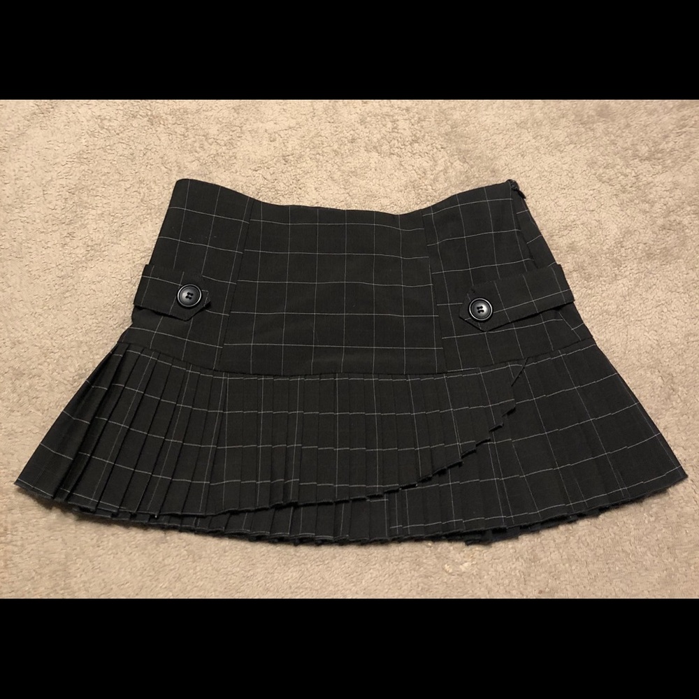 Vintage Forever 21 Black plaid skirt